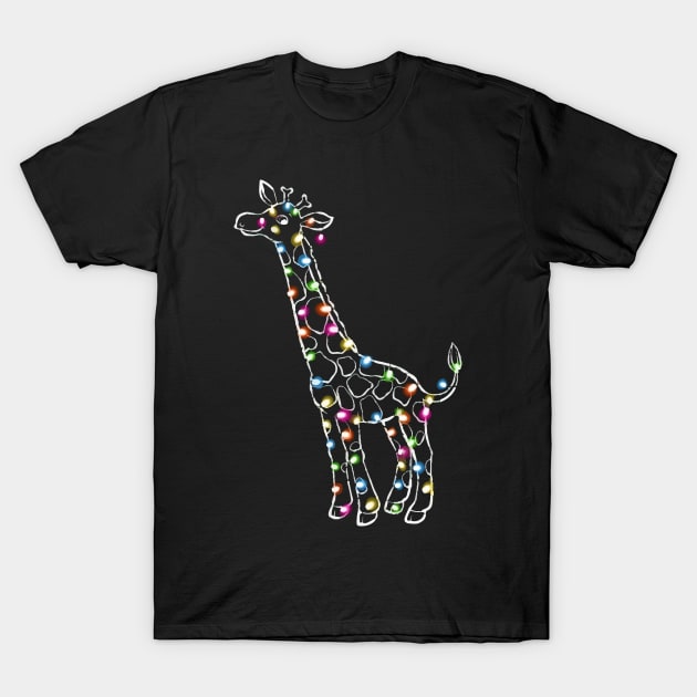 Giraffe Love Design T-Shirt by anumakram676